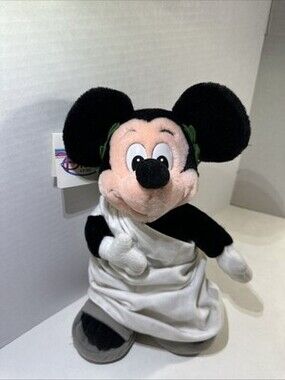 Disney Store Vintage Cute Soft Toga Mickey Mouse Plush 11 Inches
